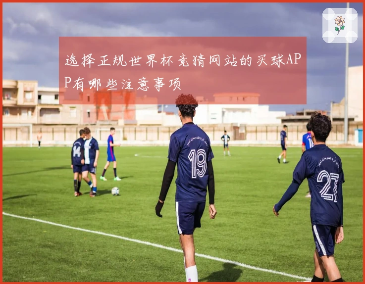 选择正规世界杯竞猜网站的买球APP有哪些注意事项