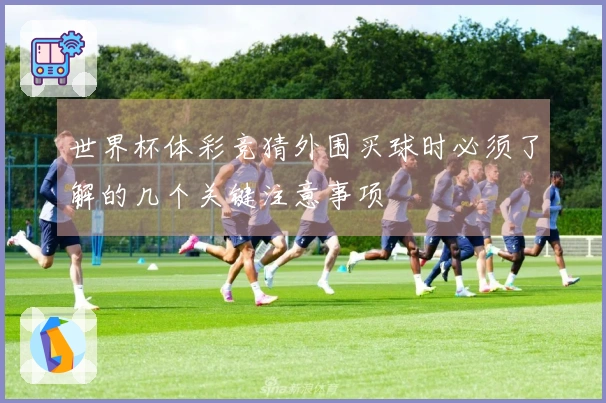 世界杯体彩竞猜外围买球时必须了解的几个关键注意事项