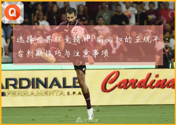 选择世界杯竞猜APP前必知的正规平台判断技巧与注意事项